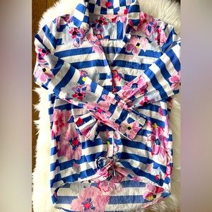 Joules striped and floral buttondown